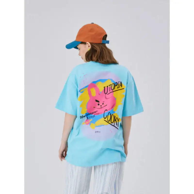 BT21 - Utopia Short Sleeve T-shirt - LINE FRIENDS - T-Shirt - Harumio BT21 - Utopia Short Sleeve T-shirt - LINE FRIENDS - T-Shirt - Harumio