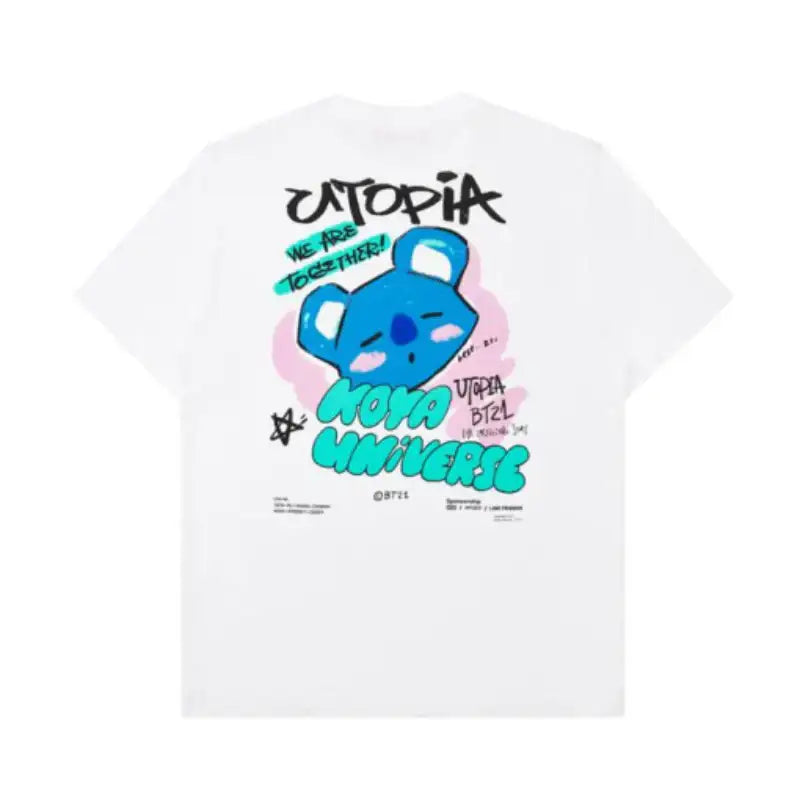 BT21 - Utopia Short Sleeve T-shirt - LINE FRIENDS - T-Shirt - Harumio BT21 - Utopia Short Sleeve T-shirt - LINE FRIENDS - T-Shirt - Harumio