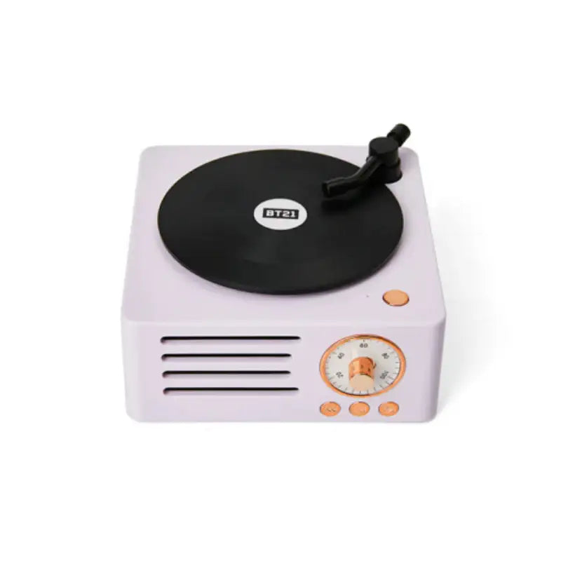 BT21 - Turntable Bluetooth Speaker - LINE FRIENDS - Home & Living, Accessories - Harumio BT21 - Turntable Bluetooth Speaker - LINE FRIENDS - Home & Living, Accessories - Harumio