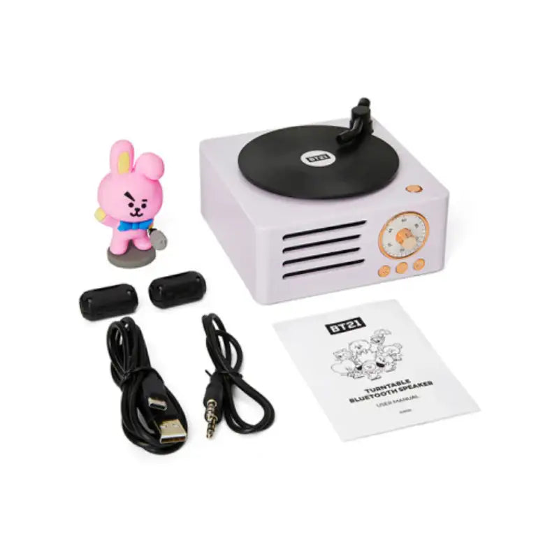 BT21 - Turntable Bluetooth Speaker - LINE FRIENDS - Home & Living, Accessories - Harumio BT21 - Turntable Bluetooth Speaker - LINE FRIENDS - Home & Living, Accessories - Harumio