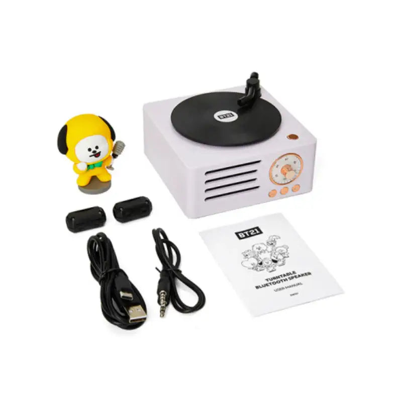 BT21 - Turntable Bluetooth Speaker - LINE FRIENDS - Home & Living, Accessories - Harumio BT21 - Turntable Bluetooth Speaker - LINE FRIENDS - Home & Living, Accessories - Harumio