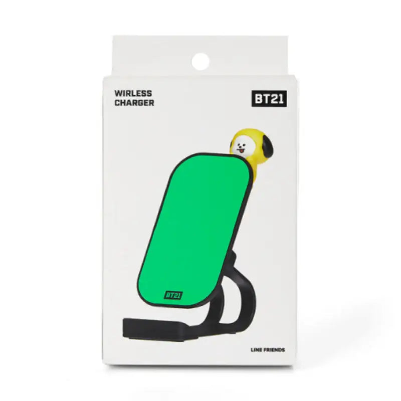 BT21 - Chimmy High-Speed Wireless Charging Cradle - LINE FRIENDS - Wireless Charger - Harumio BT21 - Chimmy High-Speed Wireless Charging Cradle - LINE FRIENDS - Wireless Charger - Harumio