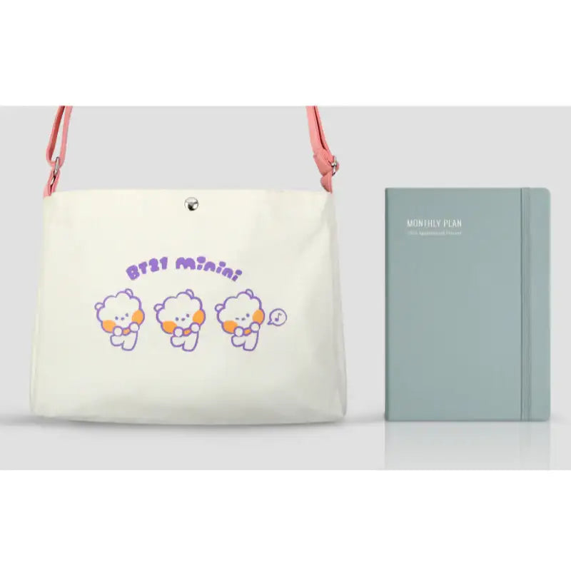 Monopoly x BT21 - Minini Canvas Cross Bag - Monopoly - Bag - Harumio Monopoly x BT21 - Minini Canvas Cross Bag - Monopoly - Bag - Harumio