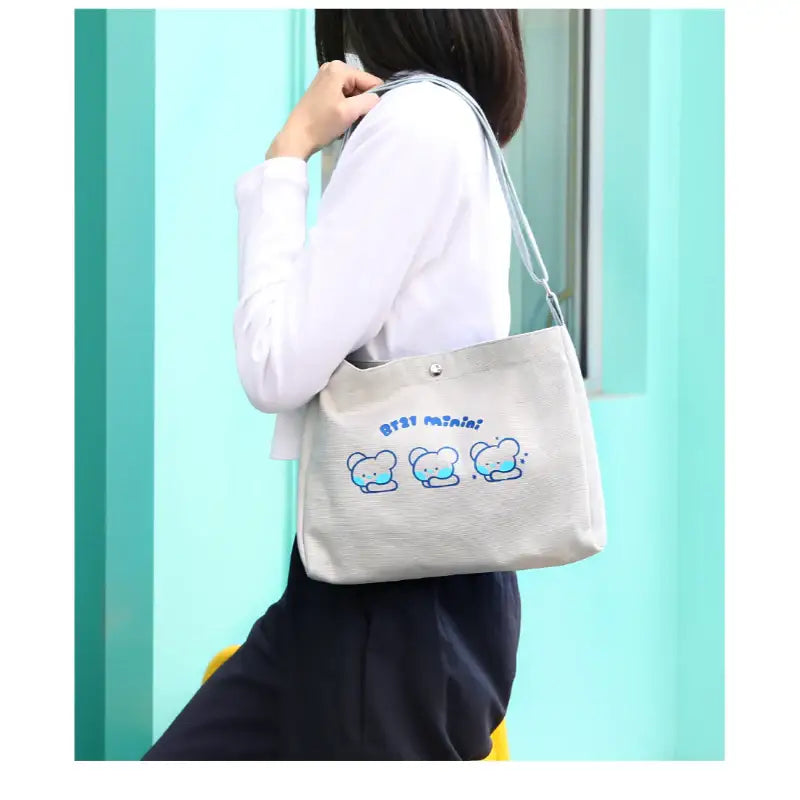 Monopoly x BT21 - Minini Canvas Cross Bag - Monopoly - Bag - Harumio Monopoly x BT21 - Minini Canvas Cross Bag - Monopoly - Bag - Harumio