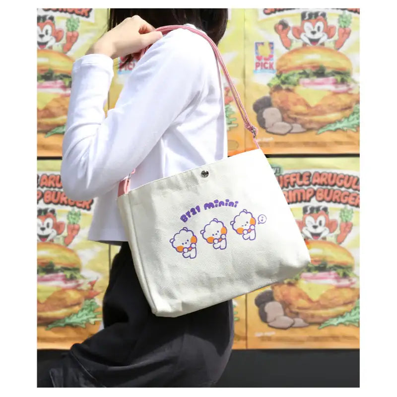 Monopoly x BT21 - Minini Canvas Cross Bag - Monopoly - Bag - Harumio Monopoly x BT21 - Minini Canvas Cross Bag - Monopoly - Bag - Harumio