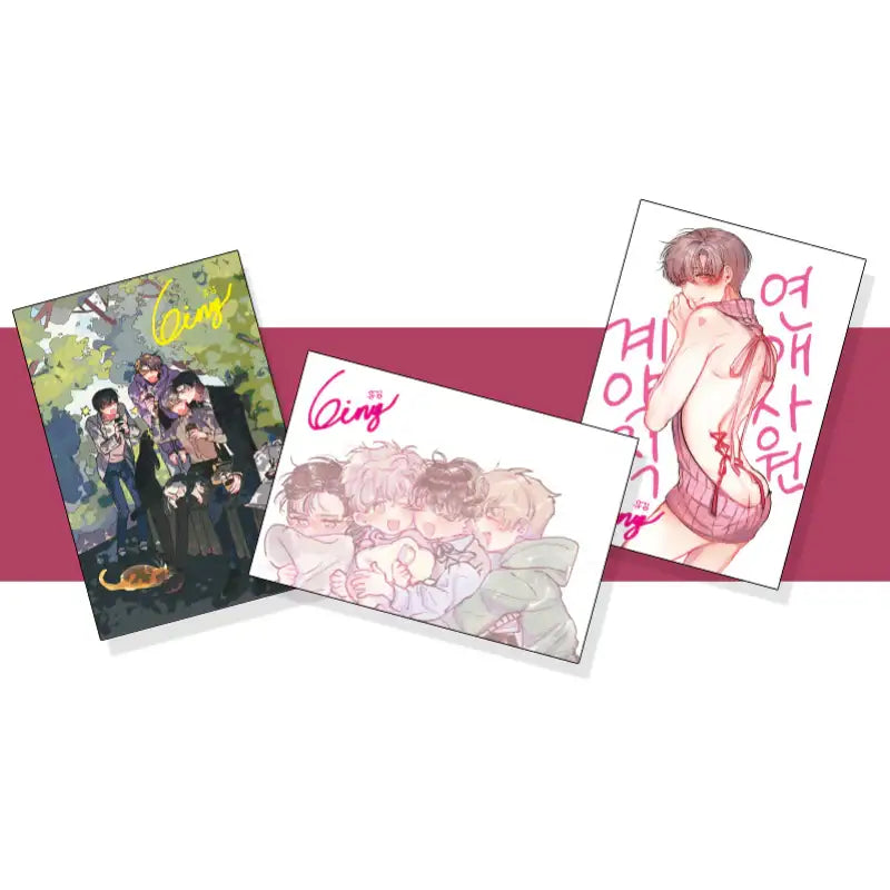 Love Contract Employee - Postcard Set - Webtoon Shop - Postcards - Harumio
