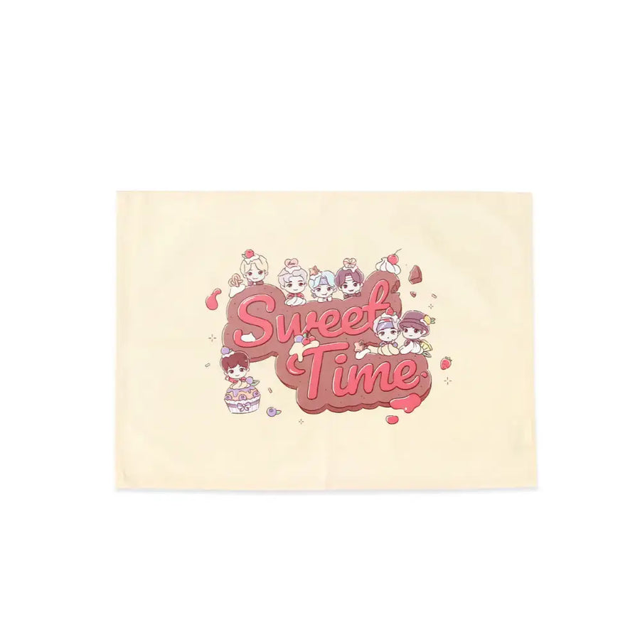 BTS - TinyTAN Sweet Time Kitchen Fabric - BTS TinyTAN - Home & Living, Accessories - Harumio