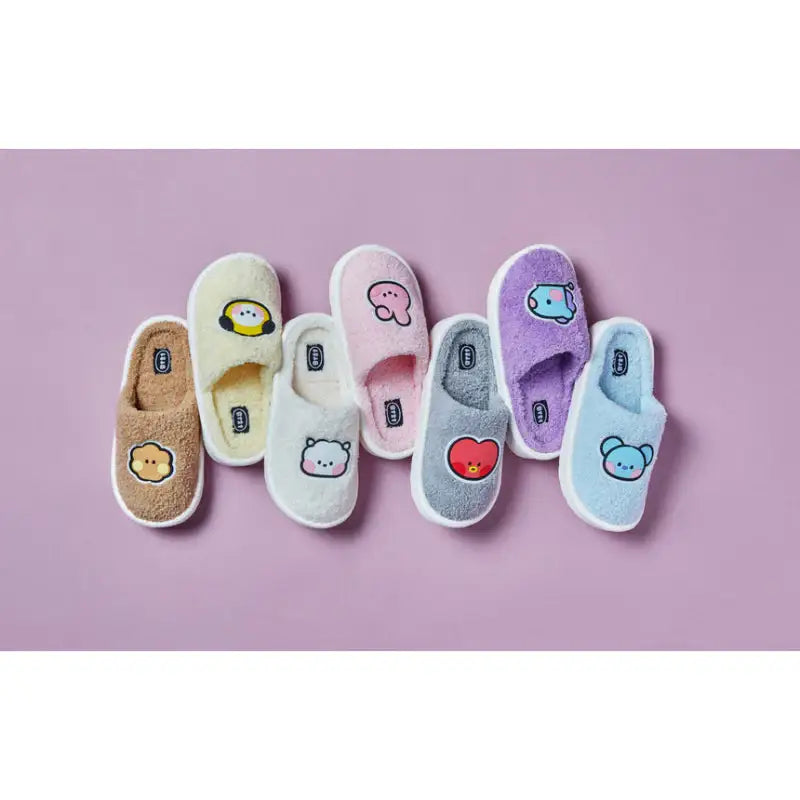 BT21 - Minini Big Face Boucle Slippers - LINE FRIENDS - Footwear - Harumio
