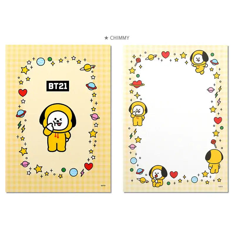 Monopoly x BT21 - Letter Pad - Monopoly - Letter Pad - Harumio Monopoly x BT21 - Letter Pad - Monopoly - Letter Pad - Harumio