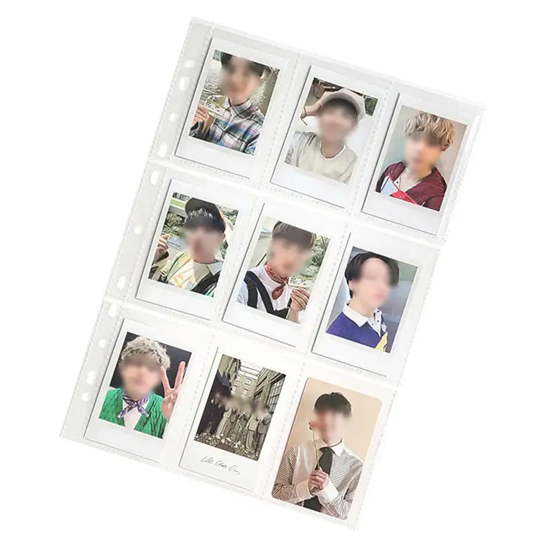 Yudaeng - A4 - Clear File Photocard Foca Binder Ticket Sticker Storage Inlay - Yudaengdotcom - File Storage Inlay - Harumio