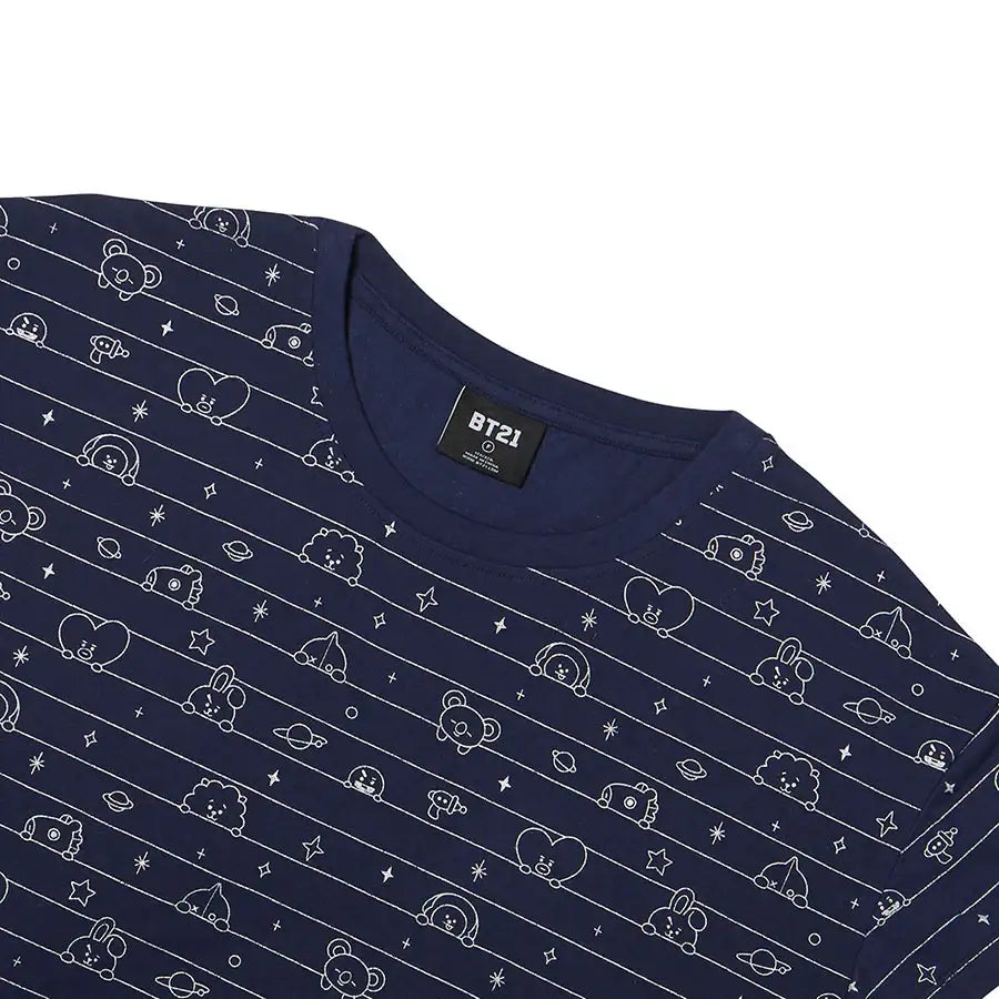 BT21 - Comic Pop Pajama Dress - BT21 - Pajama - Harumio BT21 - Comic Pop Pajama Dress - BT21 - Pajama - Harumio