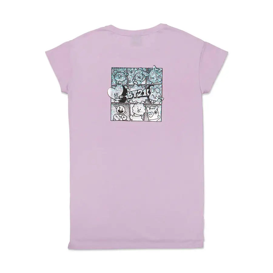 BT21 - Comic Pop Pajama Dress - BT21 - Pajama - Harumio BT21 - Comic Pop Pajama Dress - BT21 - Pajama - Harumio