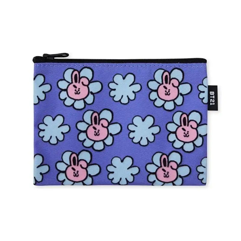 BT21 - Flower Collection - Multi Pouch - BT21 - Pouch - Harumio BT21 - Flower Collection - Multi Pouch - BT21 - Pouch - Harumio