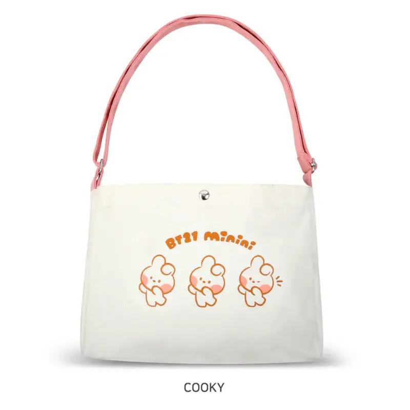 Monopoly x BT21 - Minini Canvas Cross Bag - Monopoly - Bag - Harumio Monopoly x BT21 - Minini Canvas Cross Bag - Monopoly - Bag - Harumio