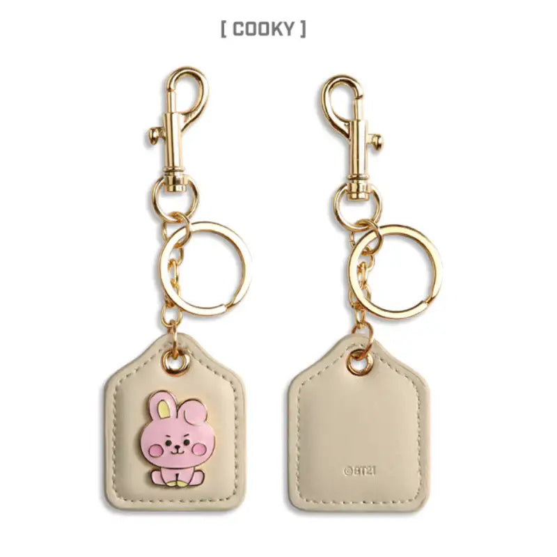 Monopoly x BT21 - Baby Leather Metal Keyring - Monopoly - Keyring - Harumio Monopoly x BT21 - Baby Leather Metal Keyring - Monopoly - Keyring - Harumio