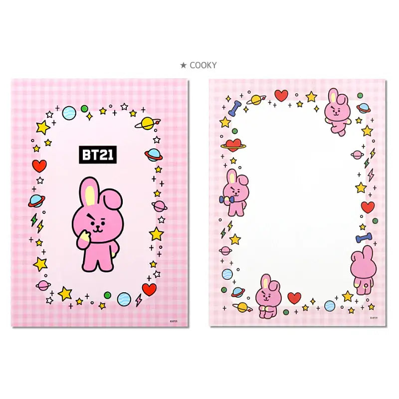 Monopoly x BT21 - Letter Pad - Monopoly - Letter Pad - Harumio Monopoly x BT21 - Letter Pad - Monopoly - Letter Pad - Harumio