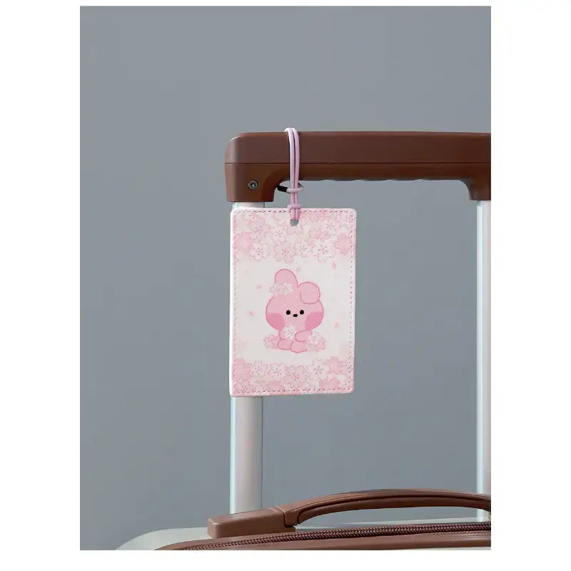 Monopoly x BT21 - Minini Travel Tag- Cherry Blossom - Monopoly - Travel Tag - Harumio