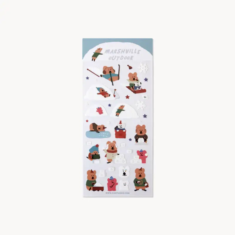 Dinotaeng - Marshville Outdoor Stickers - Dinotaeng - Stickers - Harumio Dinotaeng - Marshville Outdoor Stickers - Dinotaeng - Stickers - Harumio