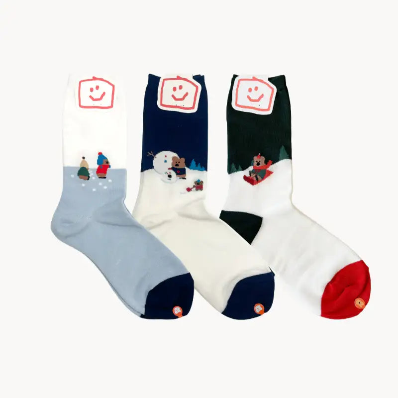 Dinotaeng - Marshville Winter Socks Package Set - Dinotaeng - Socks - Harumio Dinotaeng - Marshville Winter Socks Package Set - Dinotaeng - Socks - Harumio