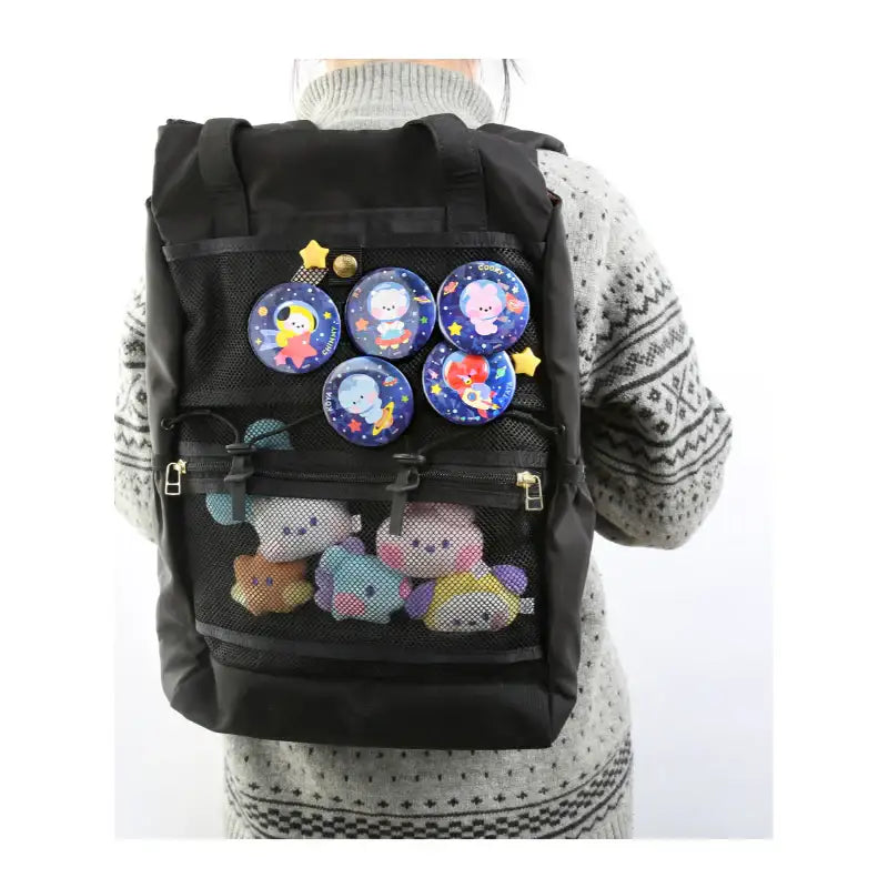 Monopoly x BT21 - Can Badge - Space - Monopoly - Badges - Harumio