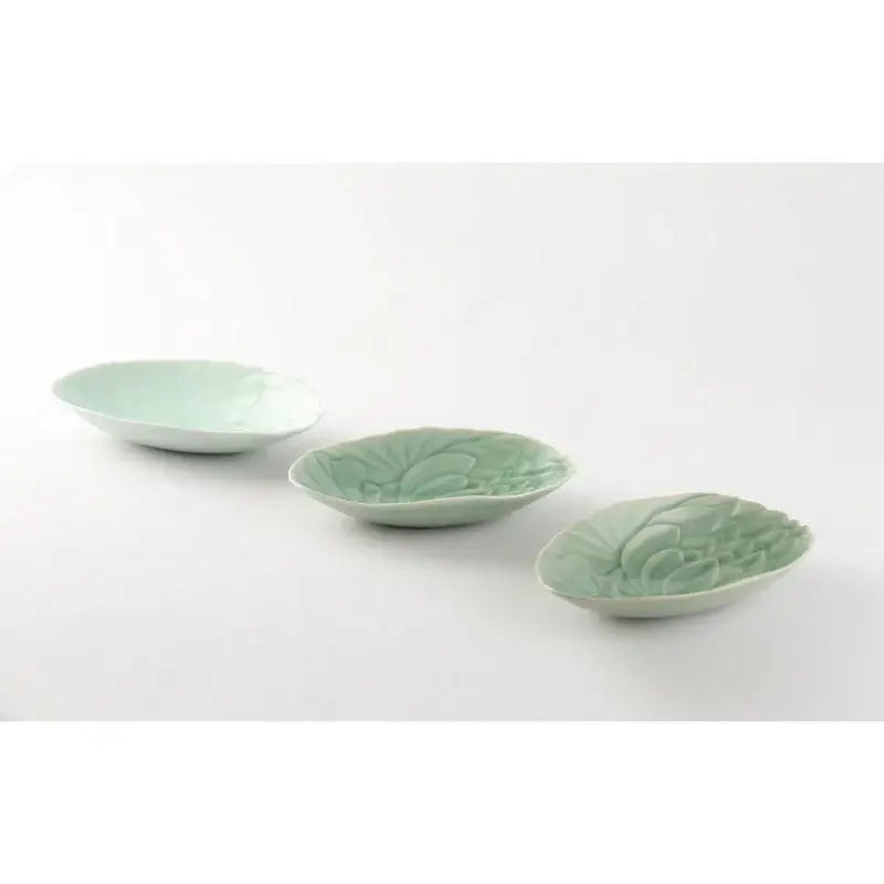Chaora - Celadon Lotus Ellipse Bowl - Chaora - Tableware - Harumio