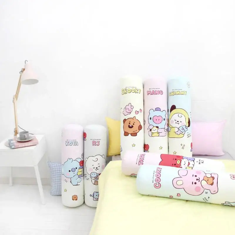 NARA HOME DECO x BT21- Round Body Pillow - NARA HOME DECO - Long pillow - Harumio NARA HOME DECO x BT21- Round Body Pillow - NARA HOME DECO - Long pillow - Harumio
