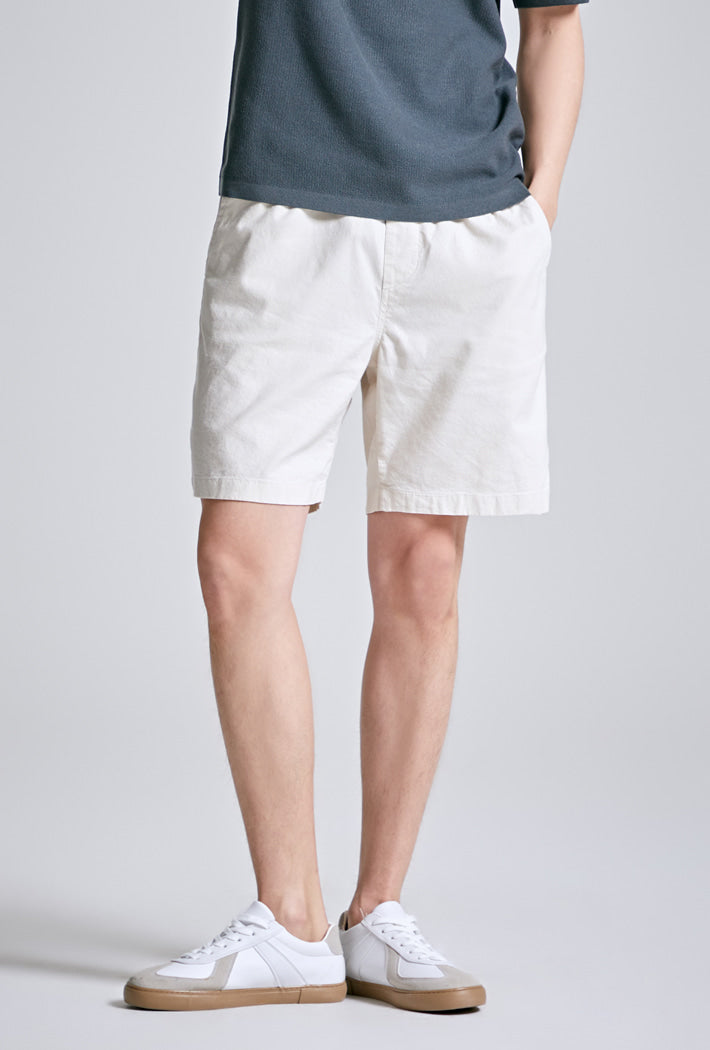 SPAO - COOLTECH Linen Banding Shorts