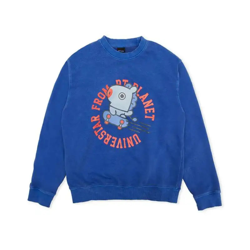 BT21 - Garment Dyeing Sweatshirt - LINE FRIENDS - Clothing - Harumio BT21 - Garment Dyeing Sweatshirt - LINE FRIENDS - Clothing - Harumio