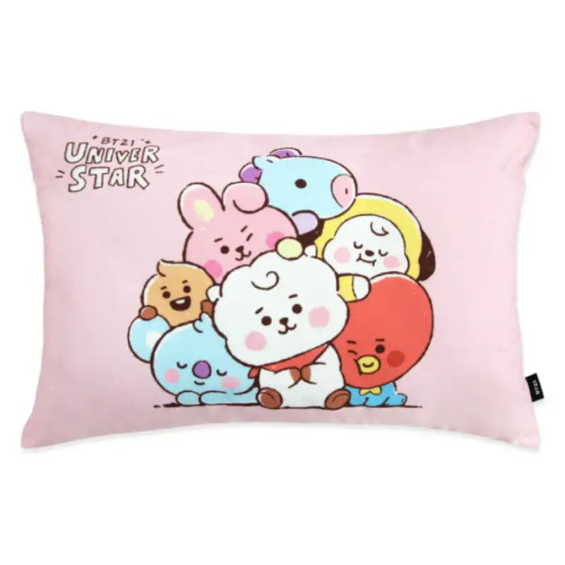 NARA HOME DECO X BT21 - Winter Bedding Sketch Pillow Cover - NARA HOME DECO - Pillow Cover - Harumio