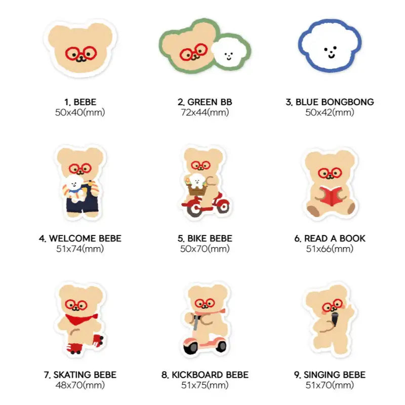 Teteum - 1 Piece Removable Sticker - Teteum - Sticker - Harumio