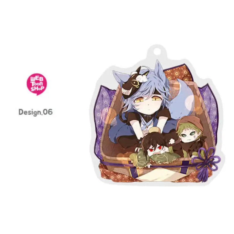 Heaven And Earth - Acrylic Charm Keyring - Webtoon Shop - Keyring - Harumio Heaven And Earth - Acrylic Charm Keyring - Webtoon Shop - Keyring - Harumio
