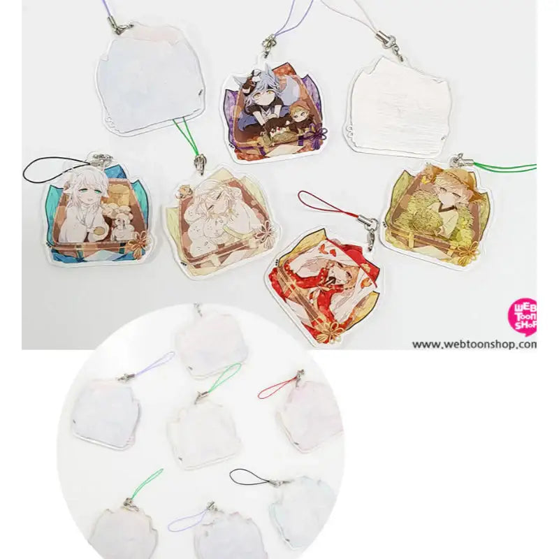Heaven And Earth - Acrylic Charm Keyring - Webtoon Shop - Keyring - Harumio Heaven And Earth - Acrylic Charm Keyring - Webtoon Shop - Keyring - Harumio