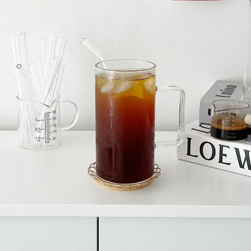 Somkist - Large Capacity Heat Resistant Glass Mug Cup - Somkist - Home & Living - Harumio