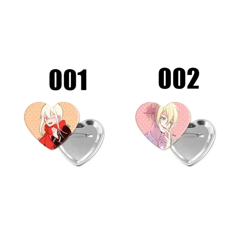 Excuse Me, but the World Will Be Gone for a While - Heart Pin Button - Webtoon Shop - Pin Button - Harumio