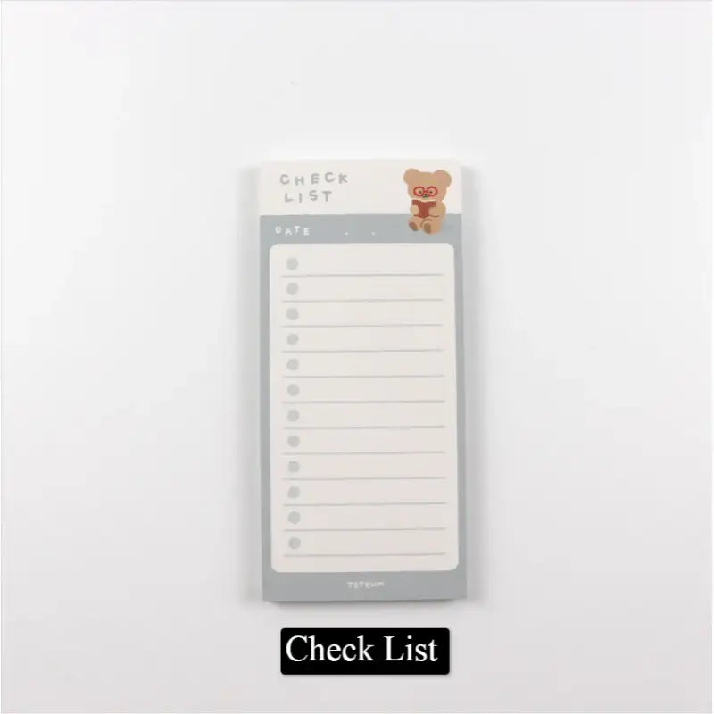 Teteum - Long Memo Pad - Teteum - Stationary - Harumio