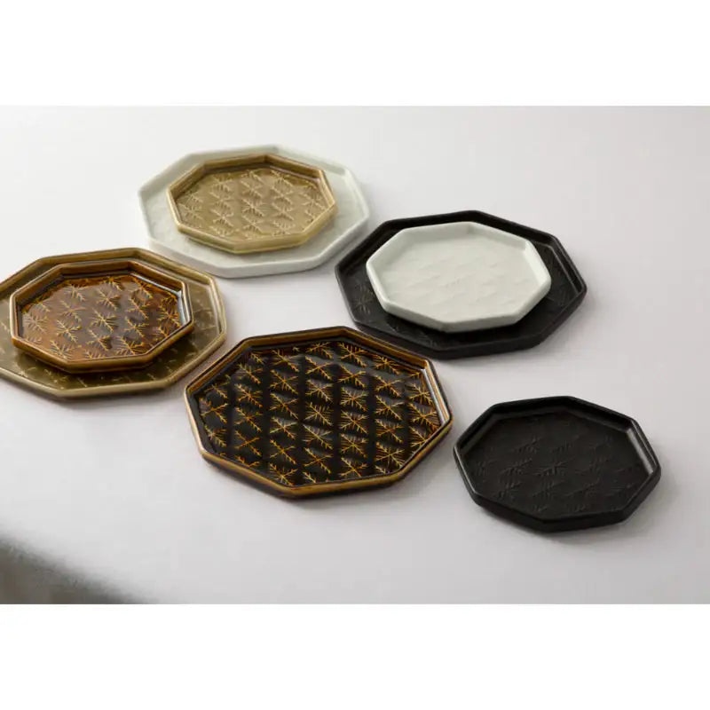 Chaora - Snowflake Octagon Plate - Chaora - Tableware - Harumio Chaora - Snowflake Octagon Plate - Chaora - Tableware - Harumio
