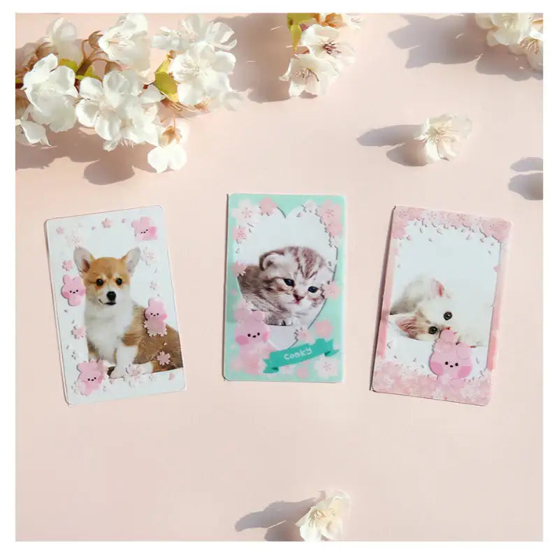 Monopoly x BT21 - Minini Photo Card Frame - Cherry Blossom - Monopoly - Photo Card Frame - Harumio