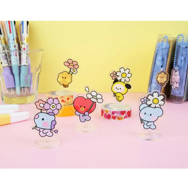 Monopoly x BT21 - Minini Acrylic Stand - Happy Flower - Monopoly - Acrylic Stand - Harumio