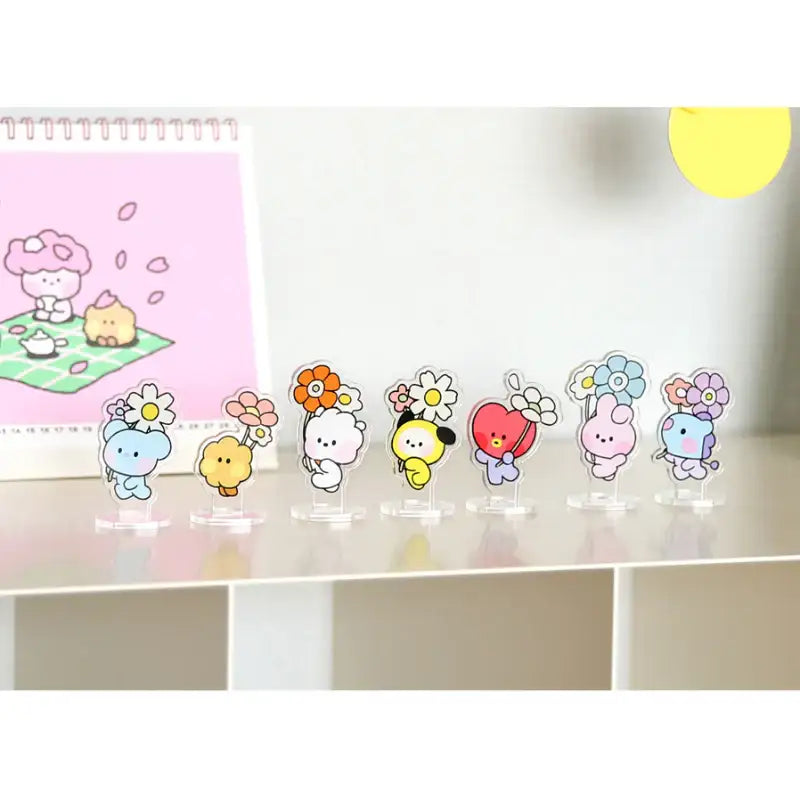 Monopoly x BT21 - Minini Acrylic Stand - Happy Flower - Monopoly - Acrylic Stand - Harumio