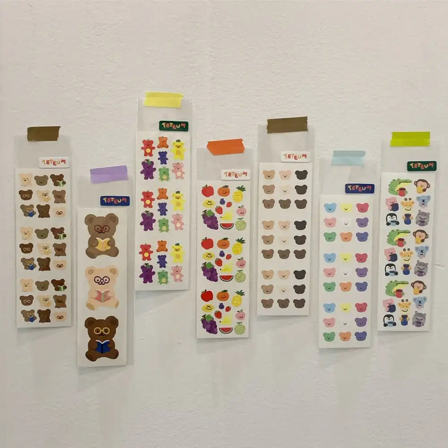 Teteum - Long Sticker Sheet - Teteum - Accessories - Harumio