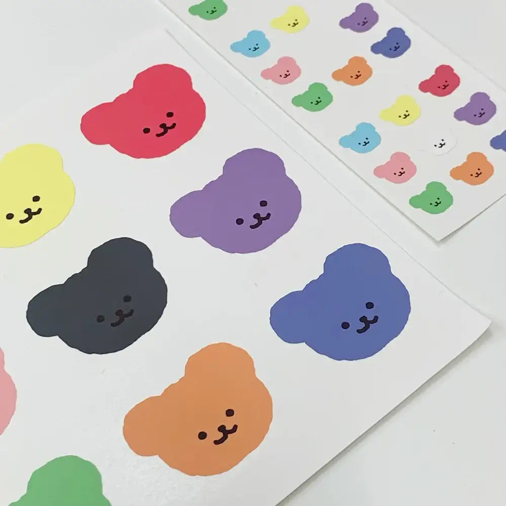 Teteum - Bebe Big Colored Sticker - Teteum - Accessories - Harumio