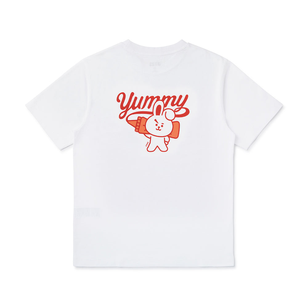 BT21 - BITE - Fast Food - Short Sleeve Polo T-shirt - Cooky