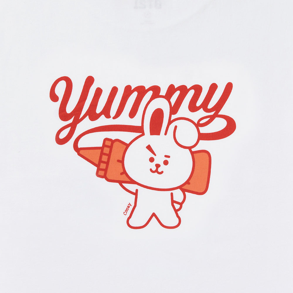 BT21 - BITE - Fast Food - Short Sleeve Polo T-shirt - Cooky