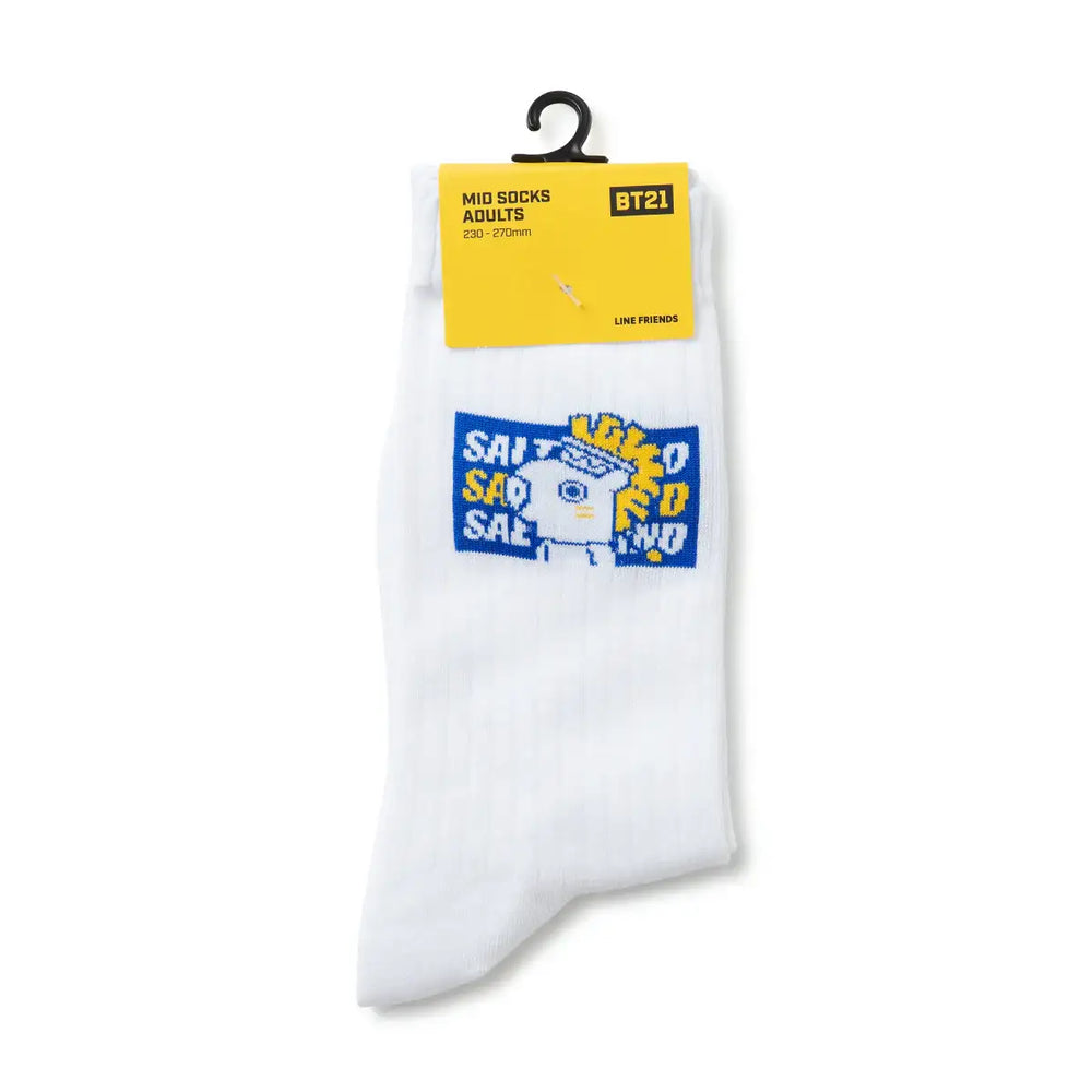 BT21 - BITE - Mid Socks - BT21 - Socks - Harumio BT21 - BITE - Mid Socks - BT21 - Socks - Harumio