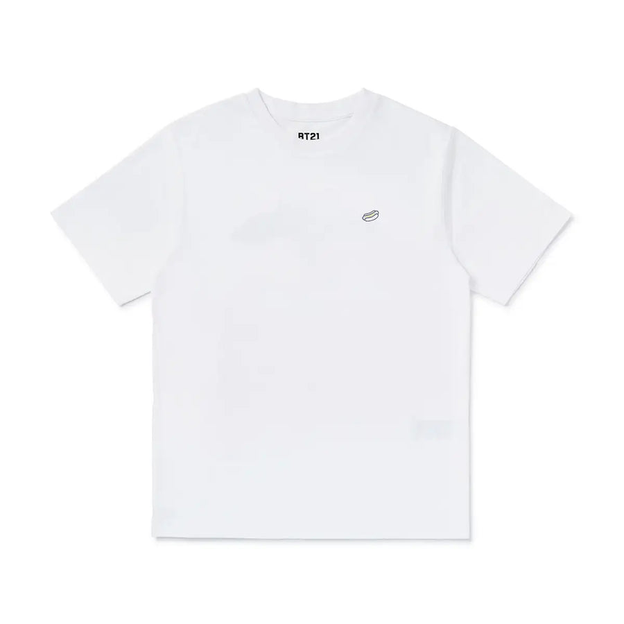 BT21 - BITE - Fast Food - Short Sleeve Polo T-shirt - Tata - BT21 - Clothes - Harumio