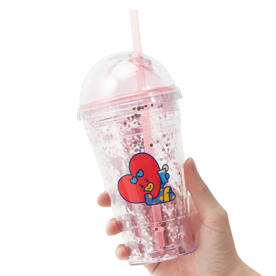 BT21 - Bon Voyage Ice Glitter Tumbler - Tata - BT21 - Tumbler - Harumio
