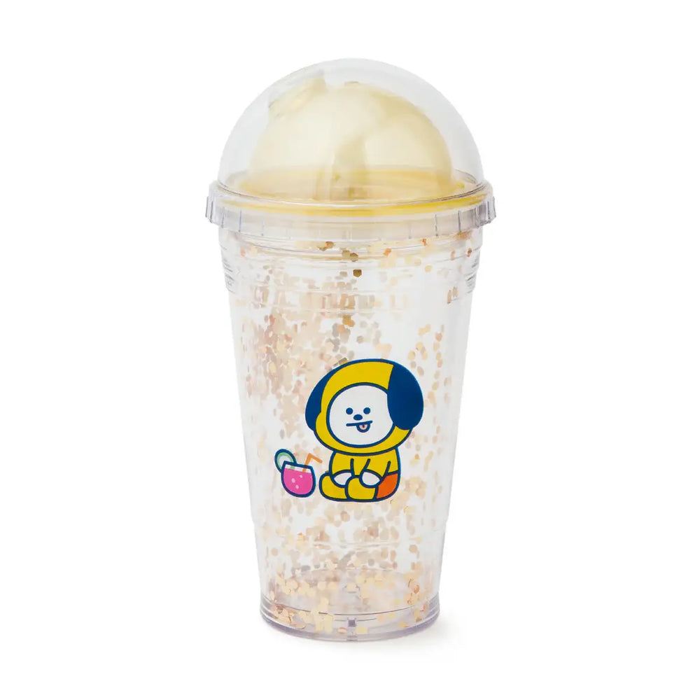 BT21 - Bon Voyage Ice Glitter Tumbler - Chimmy - BT21 - Tumbler - Harumio BT21 - Bon Voyage Ice Glitter Tumbler - Chimmy - BT21 - Tumbler - Harumio