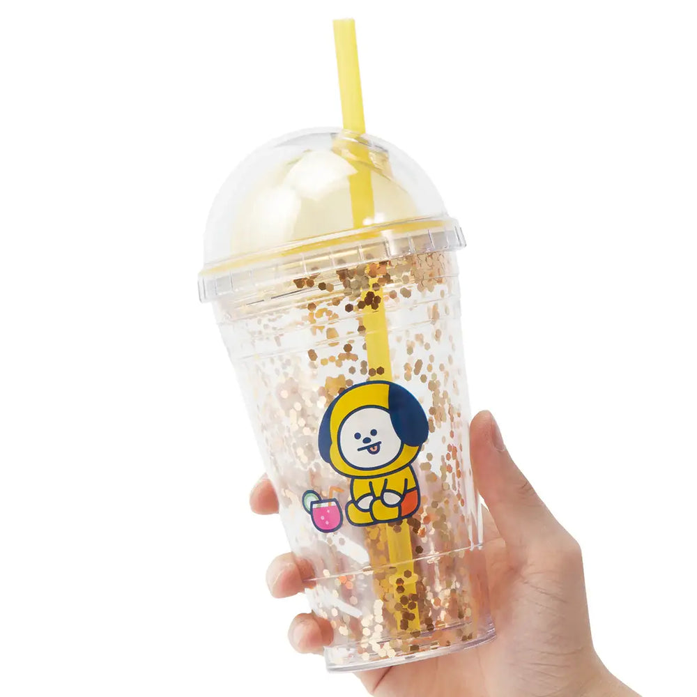 BT21 - Bon Voyage Ice Glitter Tumbler - Chimmy - BT21 - Tumbler - Harumio BT21 - Bon Voyage Ice Glitter Tumbler - Chimmy - BT21 - Tumbler - Harumio