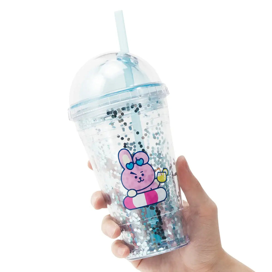 BT21 - Bon Voyage Ice Glitter Tumbler - Cooky - BT21 - Tumbler - Harumio