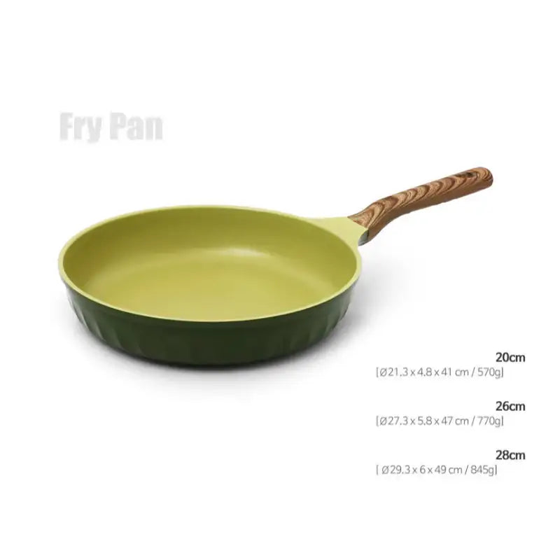Four Seasons - Olive Green Wood - Frying Pan - Four Seasons - Kitchenware - Harumio